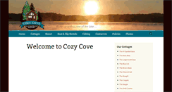 Desktop Screenshot of cozycovewaterfront.com