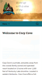Mobile Screenshot of cozycovewaterfront.com